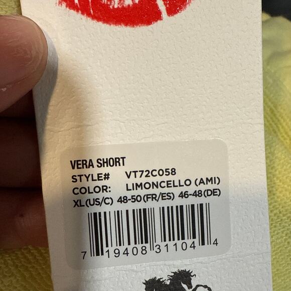 Wildfox Vera Limoncello Yellow Shorts Sz XL NWT - Picture 7 of 12